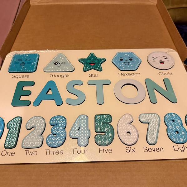 Custom Name Puzzle For Baby