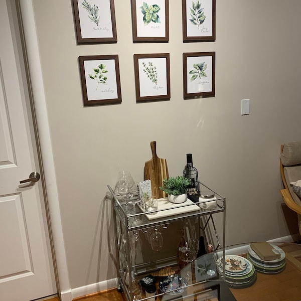 Kitchen Herbs Art Prints - Botanical Prints - (set of 6) - 8x10s - Etsy