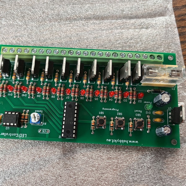 Led Chaser Control Programmable LED Light Chaser Controller 1 to 10 Channel Lighting ...