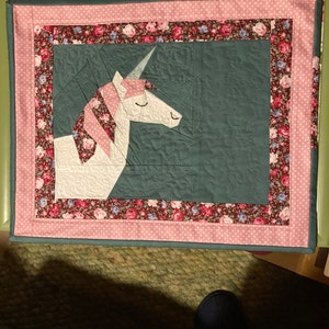 Unicorn Paper Piecing Pattern in PDF - Etsy