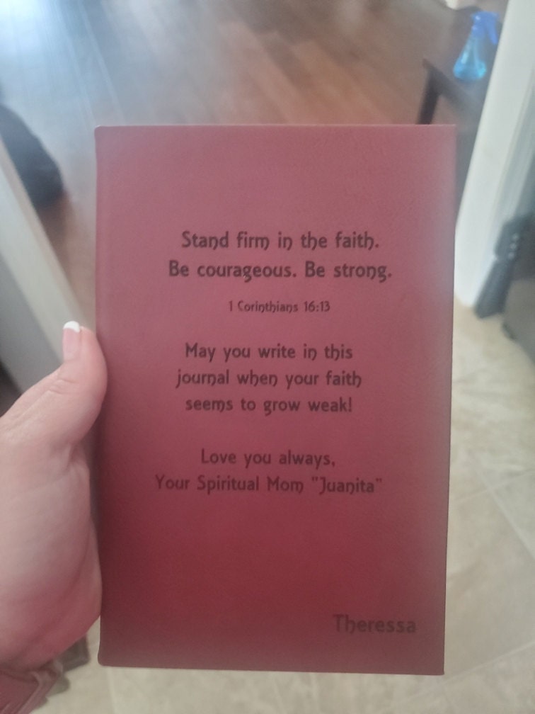 Personalized Prayer Bible Custom Journal