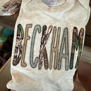 Baby Fishing Outfit Set - Camo Romper With Fish Print & Matching Beanie Cap