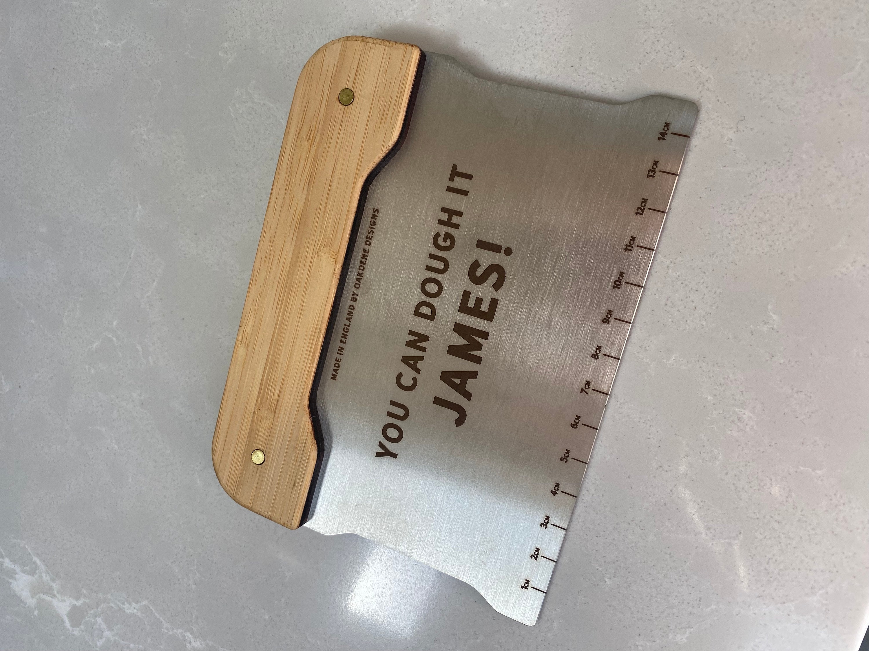 Personalised &#39;You Can Dough It&#39; Dough Scraper