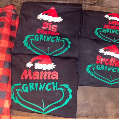 Grinch Family Svg Grinch SVG Team Grinch SVG Papa Mama Little Grinch ...