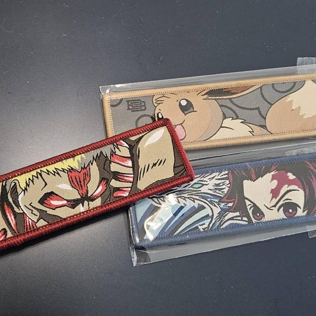 TITANS Jet Tag / Custom Woven Jet Tag / Anime Jet Tag / Keychains