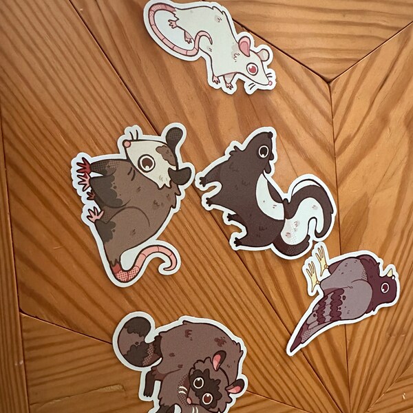 Pretty Pests Sticker Series – Cute Waterproof Vinyl Decals - Etsy