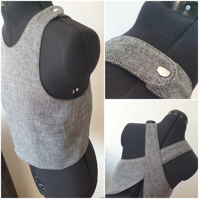 Criss Cross Halter Top Sewing Pattern, Very Easy Y2K Multi-way Wrap Top ...