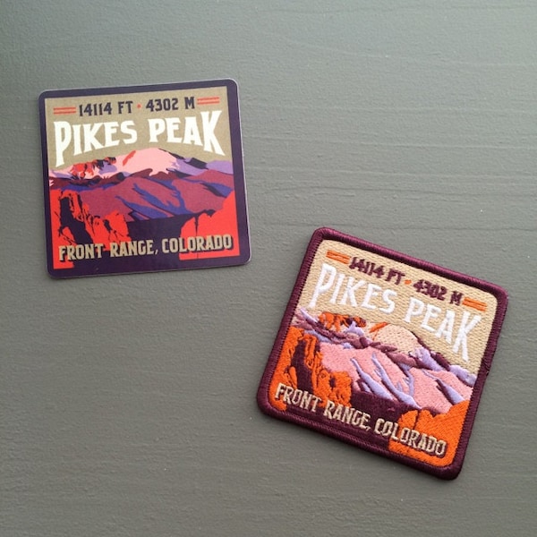 Pikes Peak Colorado 14er Sticker - Etsy