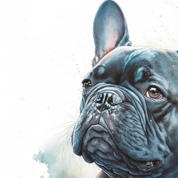 Dog Portrait Labra-doodle Owner Gift for Dog Memorial Pet Painting Gift ...