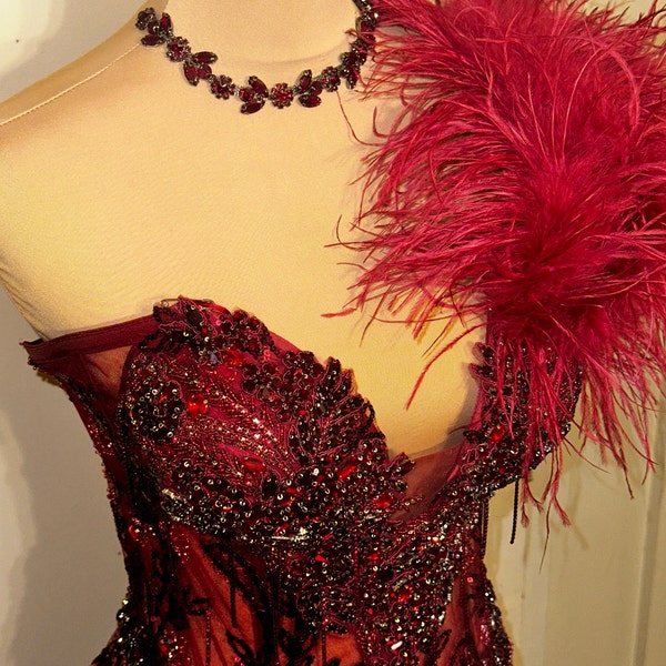 52 Colors Ostrich Feather Lace Trim Ribbon Tape Trimming Millinery