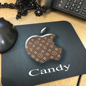 Louis Vuitton Apple Mouse Pad Mousepad. Customize it by | Etsy