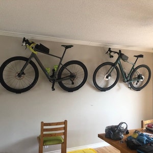 Road Bike Wall Mount – Holds Carbon Wheels & Frames, Plastic, Made In Latvia