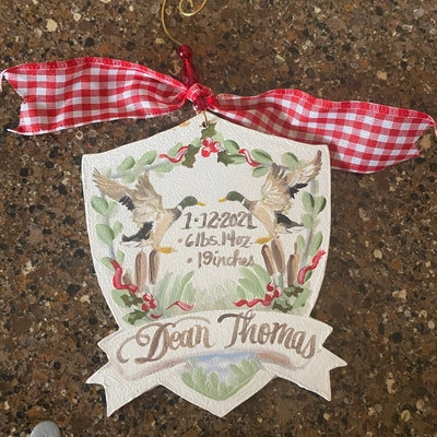 Duck Crest Christmas Ornament. Duck Hunting Ornament. - Etsy