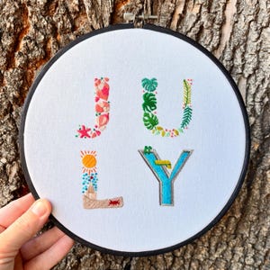 7月月刊テキストシリーズ - PDFデジタルダウンロード刺繍シリーズ