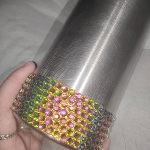 Cowprint Rhinestone Tumbler