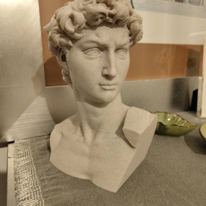 ミケランジェロのダビデ像 - 美術館品質のレプリカ - 大理石複合彫刻