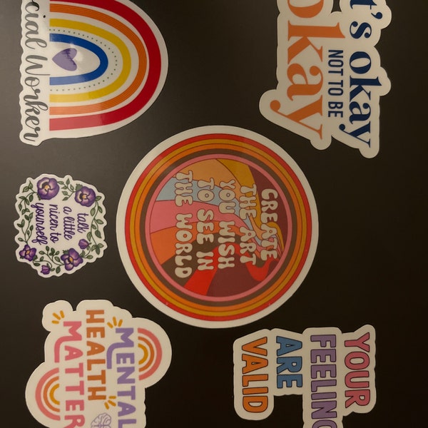 PICK YOUR OWN Stickers | Mental Health Sticker Pack | Custom Sticker ...