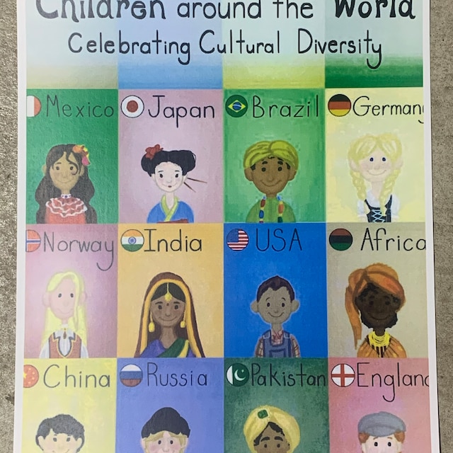 Printable Multicultural Multicultural Printable Postcards