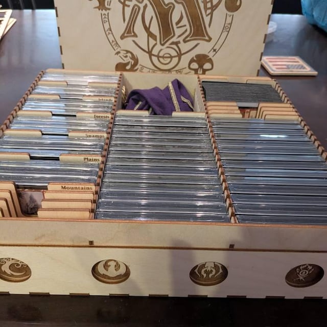 MTG Magic the Gathering Cube Box Large Fits 48 Cubeamajigs Packs