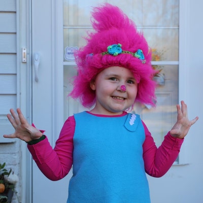 PRINCESS POPPY Crochet Troll Hat Halloween Costume Trolls - Etsy