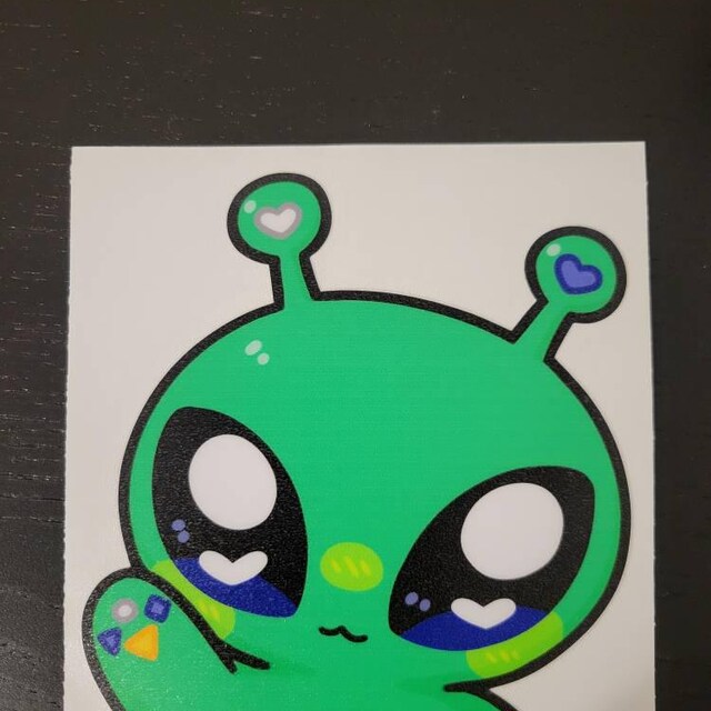 Aftonsparv IKEA Alien Peeker Vinyl Sticker - Etsy
