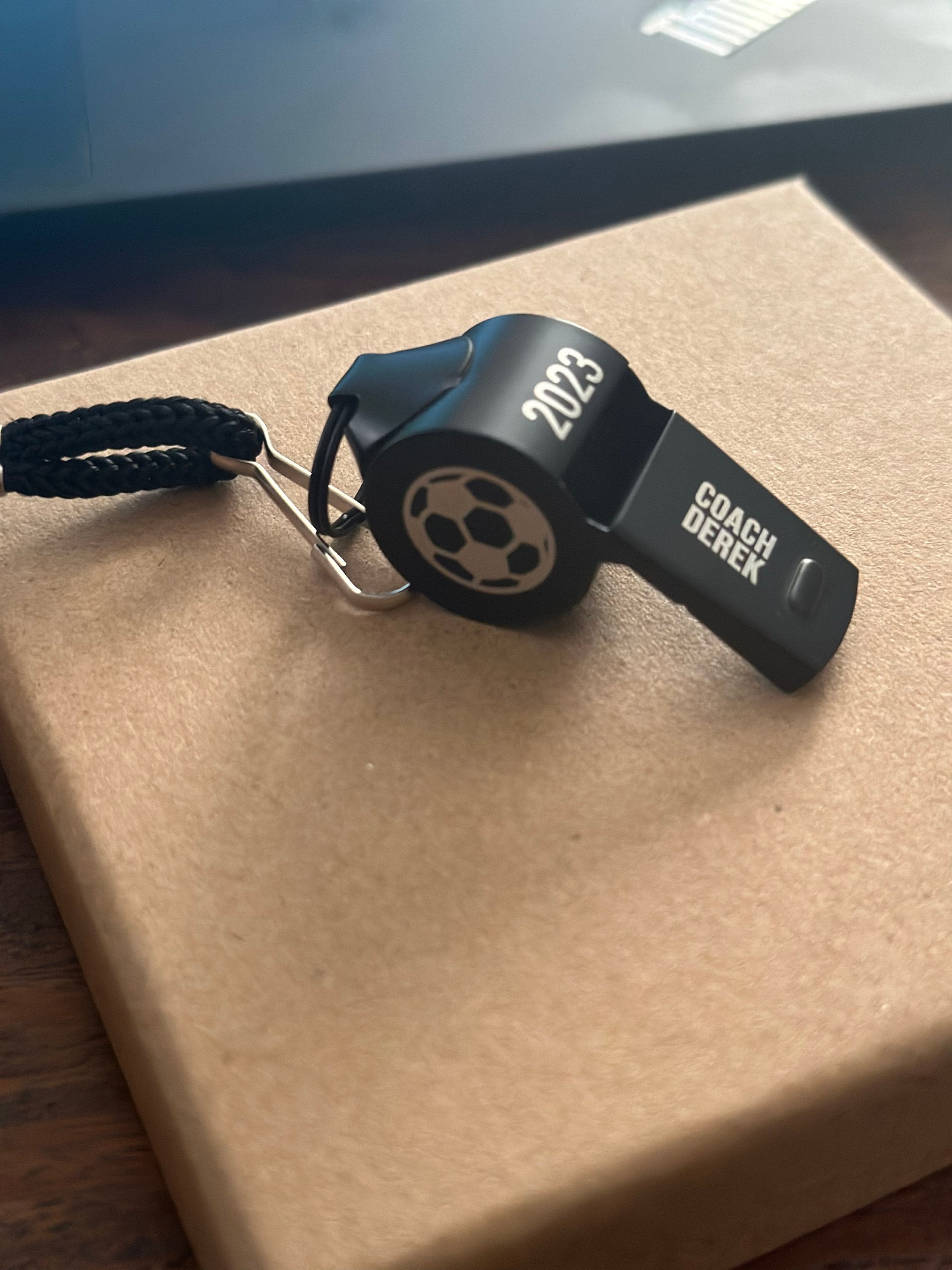 Personalized Whistle, Basketball Coach Whistle Christmas Gifts, Custom Coach Whistle engrave Soccer Football Baseball Teacher Appreciation