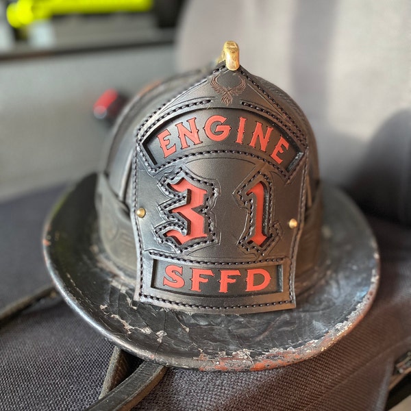 Firefighter Helmet Shield - Personalize Fireman Fire Helmet Shield ...