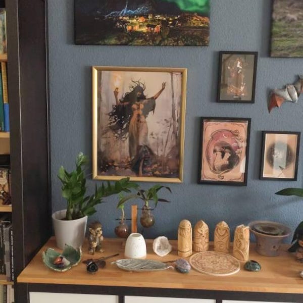 Thread of Life Ancient Greek Mythology Art Print, Ancient Greek Art ...