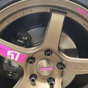 Rays Gram Lights 57DR / 57CR スポークステッカー（4枚