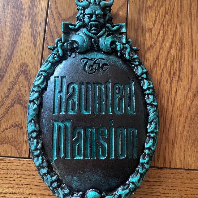 Disney Haunted Mansion Entrance Plaque Walt Disney World