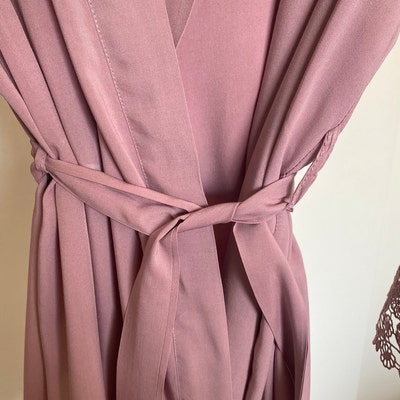 Purple Satin Robes Set of 6 Monogrammed Robes Bridesmaid - Etsy
