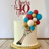40th Birthday Cake Topper SVG PNG DXF Cheers to 40 Years Birthday Svg ...