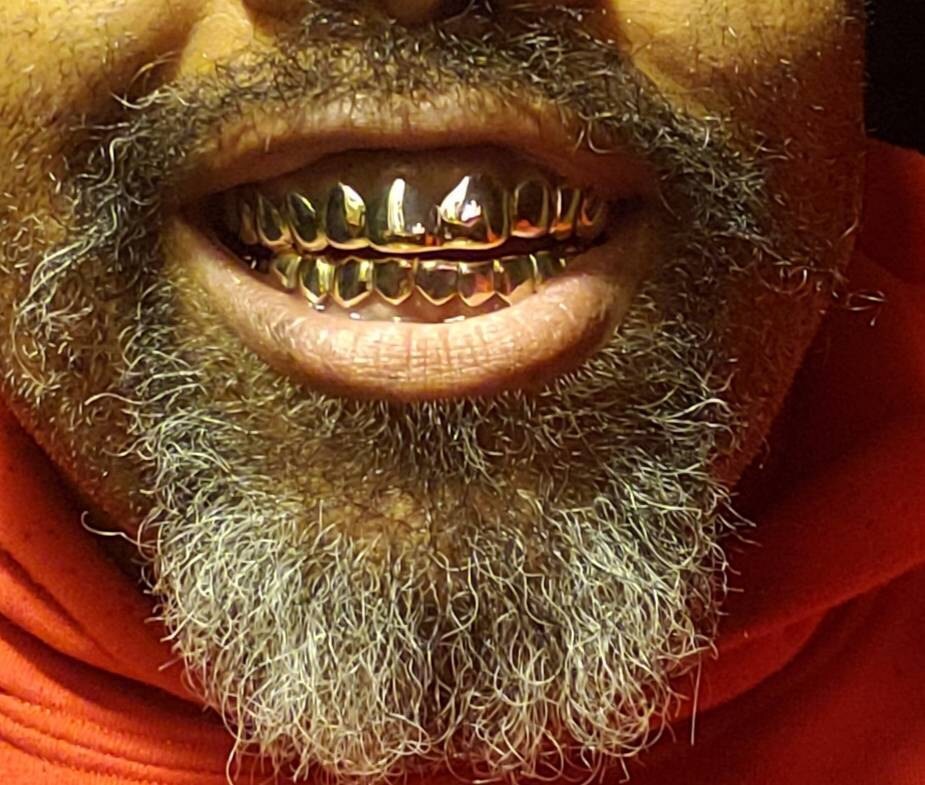 925 Sterling Silver Custom fit Grillz Plain Silver teeth REAL Grill Grillz.