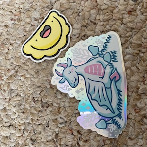 Mini Pierogi Sticker Vinyl Sticker Waterproof Sticker - Etsy