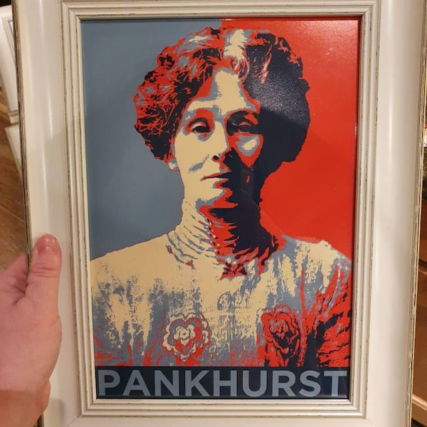 Emmeline Pankhurst Original Art Print - Photo Poster Gift - Feminist ...