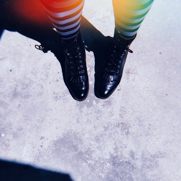 Vintage Men's Tony Lama Grey Leather Ropers Size 7B George Strait Style