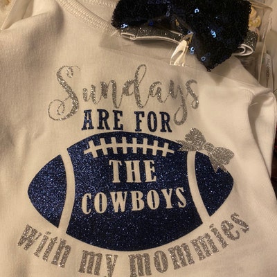 Cowboys Football Outfit, Sunday Football Outfit, Baby Football Shirt ...