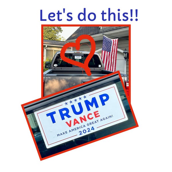 Autocollant De Pare-chocs Trump Vance 2024 - Référence DT24-BS-504, Neuf Sous Film, Marque Buttonsonline