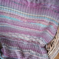 Knitting Pattern ~ Easy Sampler Baby Blanket in DK Yarn ~ ENGLISH ~ PDF ...
