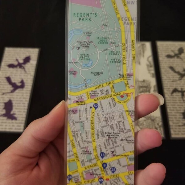 Map Bookmarks - Etsy
