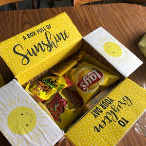 Care Package Sticker Kit Box of Sunshine/Military Care | Etsy
