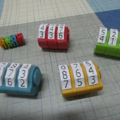 Compact Point Counter 3 Wheels for Board Games Role - Etsy