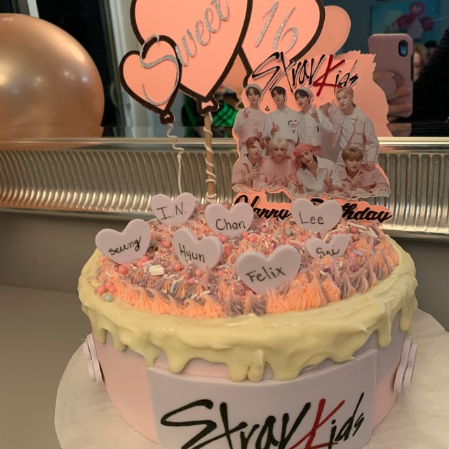 Stray Kids Cake Toppers, Stray Kids Cupcake Toppers, Stray Kids
