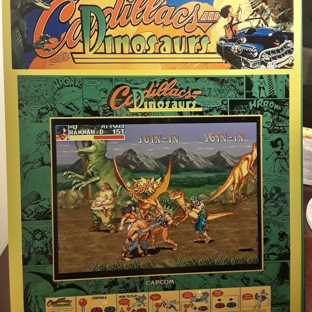 Play Arcade Cadillacs & Dinosaurs (930201 USA) Online in your browser 