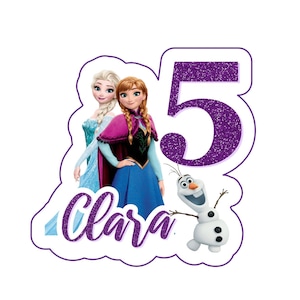 Printable FROZEN Cake Topper Frozen Party SignFrozen -  Portugal