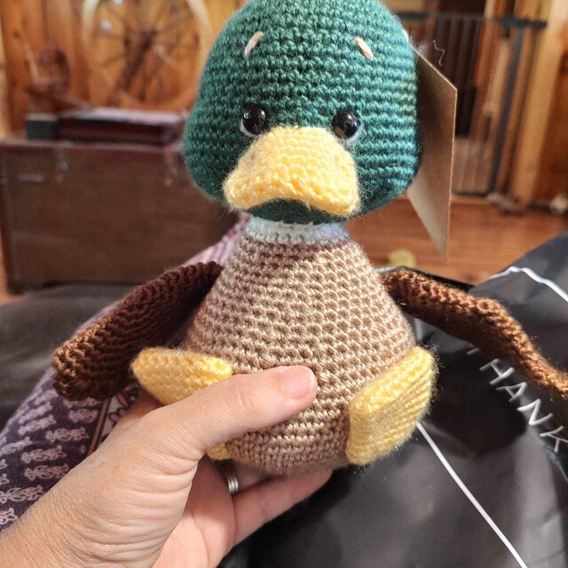 かぎ針編みのパターン - アヒルの子、あみぐるみ (ENG、FR、PT、RUS