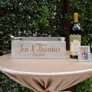 Tapa sólo nueva o adicional 12 botella caja de vino y manta | Etsy