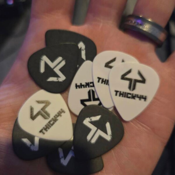 Custom Picks TORTEX White Standard Shape - Double Sided Printed - Etsy