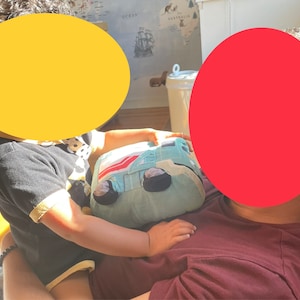 Trash truck stuffed toy