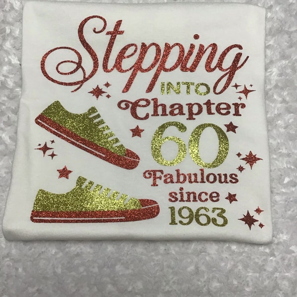 Stepping Into Chapter 60 Fabulous Since 1963 Svg, 60th Birthday Svg ...
